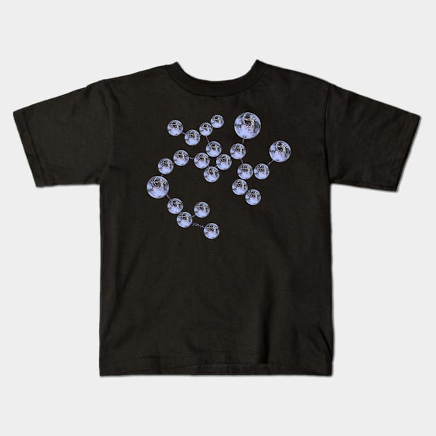 New Sagittarius zodiac constellation Kids T-Shirt by INDONESIA68